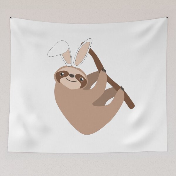 Item preview, Sloth Easter Bunny Ears Original designed and sold by merchhost.