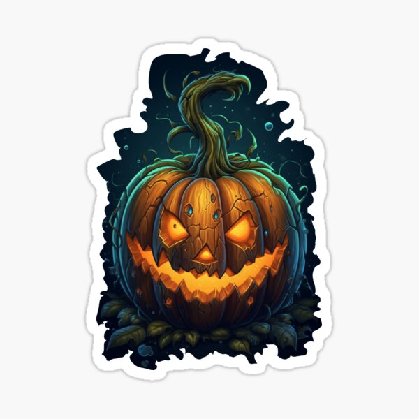 Item preview, The vector illustration depicts an orange and green Halloween designed and sold by Mickeymouse2023.