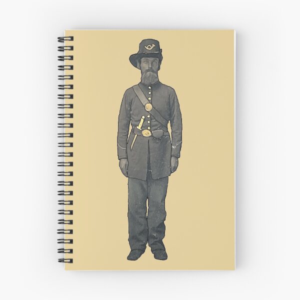 Item preview, Vintage Civil War Union Soldier in Uniform with a Knife URM designed and sold by urmaddad.
