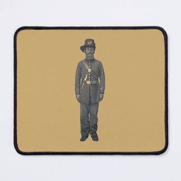 Item preview, Vintage Civil War Union Soldier in Uniform with a Knife URM designed and sold by urmaddad.