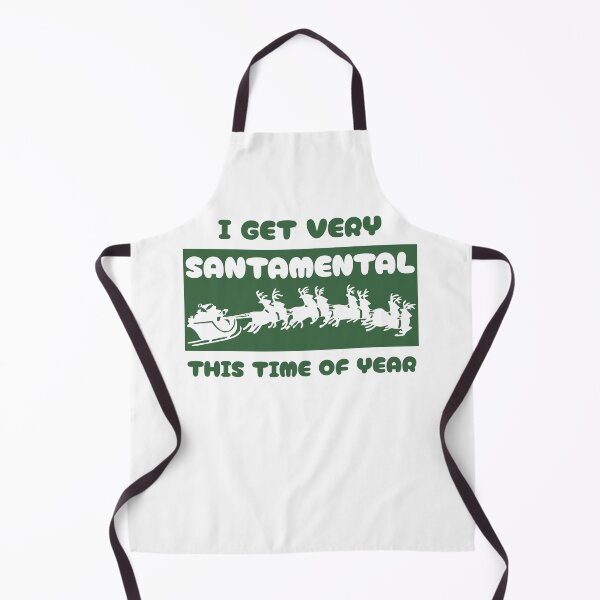 Item preview, Santamental (Green on White) designed and sold by FootprintDesign.