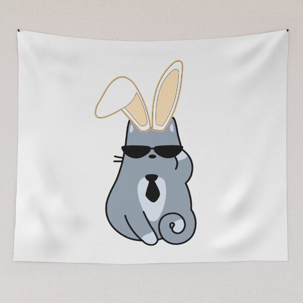 Item preview, Cool Cat Easter Bunny Ears Original designed and sold by merchhost.