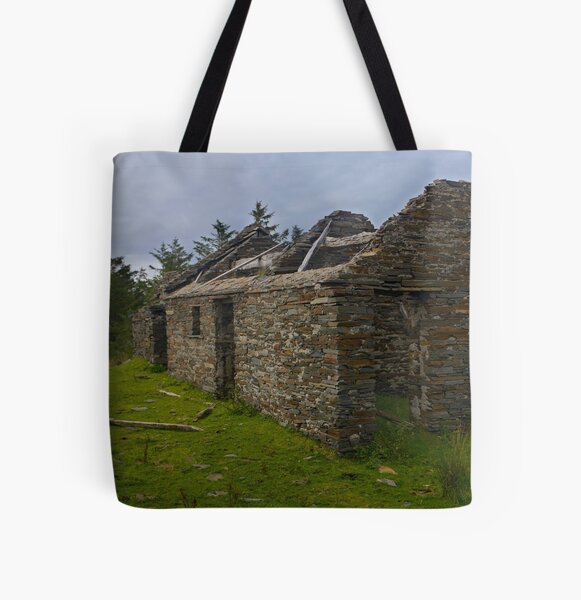 Stonework of a ruin All Over Print Tote Bag