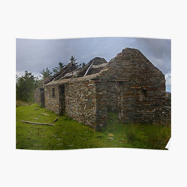 Stonework of a ruin Poster