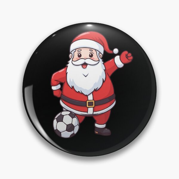 Item preview, Kawaii Santa Playing Soccer designed and sold by Ridaelb.