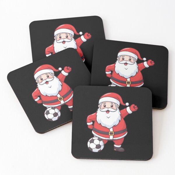 Item preview, Kawaii Santa Playing Soccer designed and sold by Ridaelb.