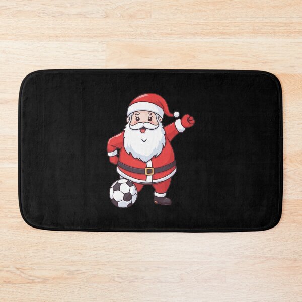 Item preview, Kawaii Santa Playing Soccer designed and sold by Ridaelb.