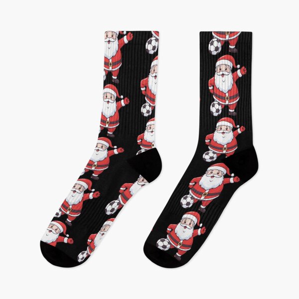 Item preview, Kawaii Santa Playing Soccer designed and sold by Ridaelb.