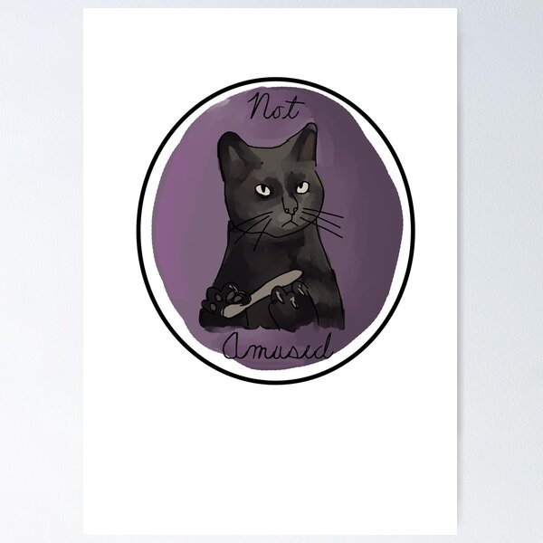 Item preview, Not Amused designed and sold by NotBadDesigns.