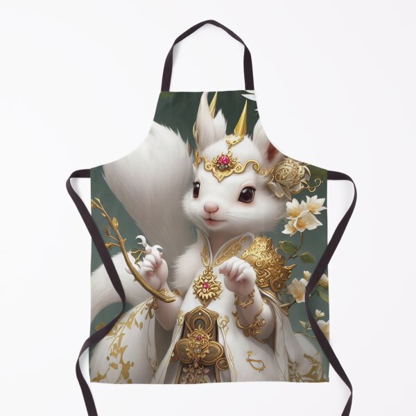 Item preview, squirrel white, magestic, golden, king, queen, Kingdom, cute, animal designed and sold by Cyber Kids.