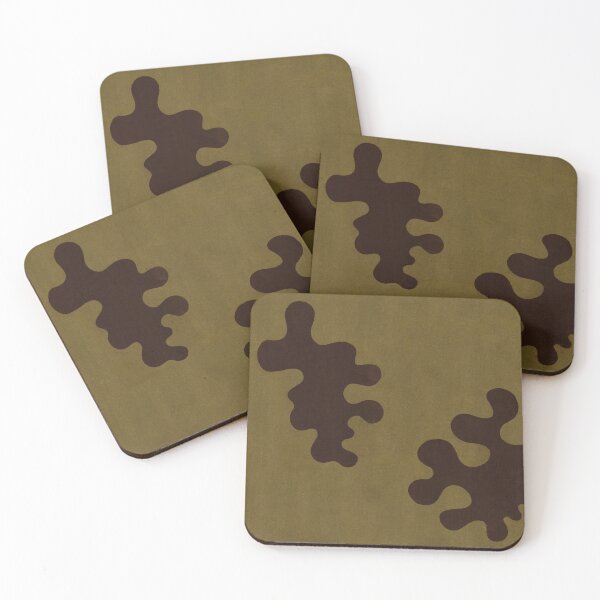 Item preview, RKKA amoeba yellow-brown camouflage soviet russia ww2 designed and sold by Laskutinova.