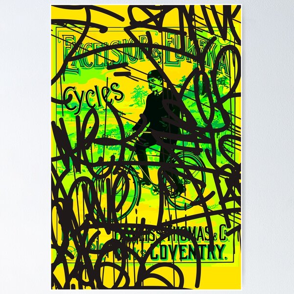 Item preview, Excelsior Cycles Vintage Graffiti  designed and sold by blackink-design.