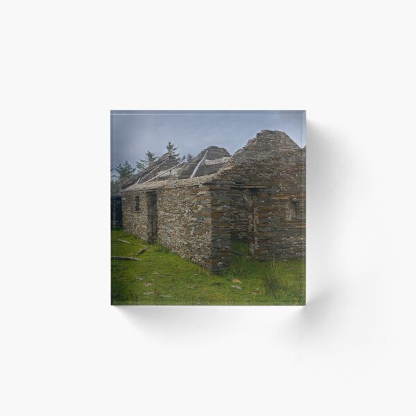 Stonework of a ruin Acrylic Block