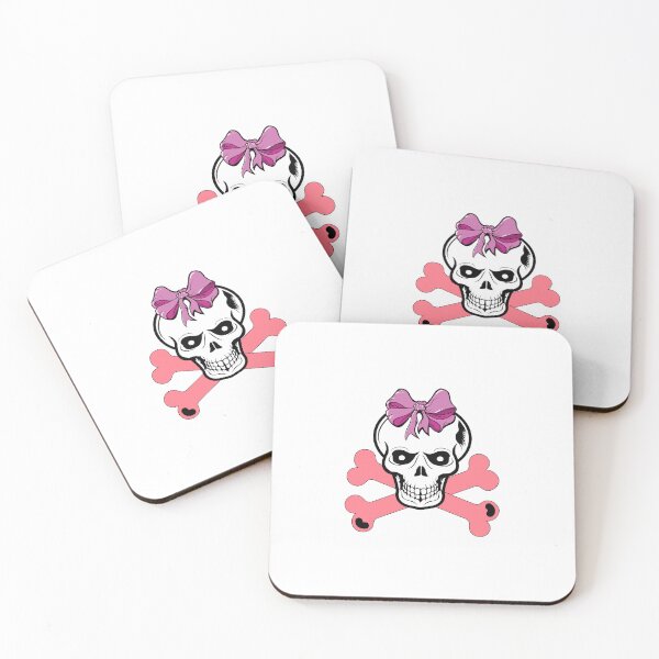 Item preview, Skull with Pink Bow Dog designed and sold by storefoxmix.