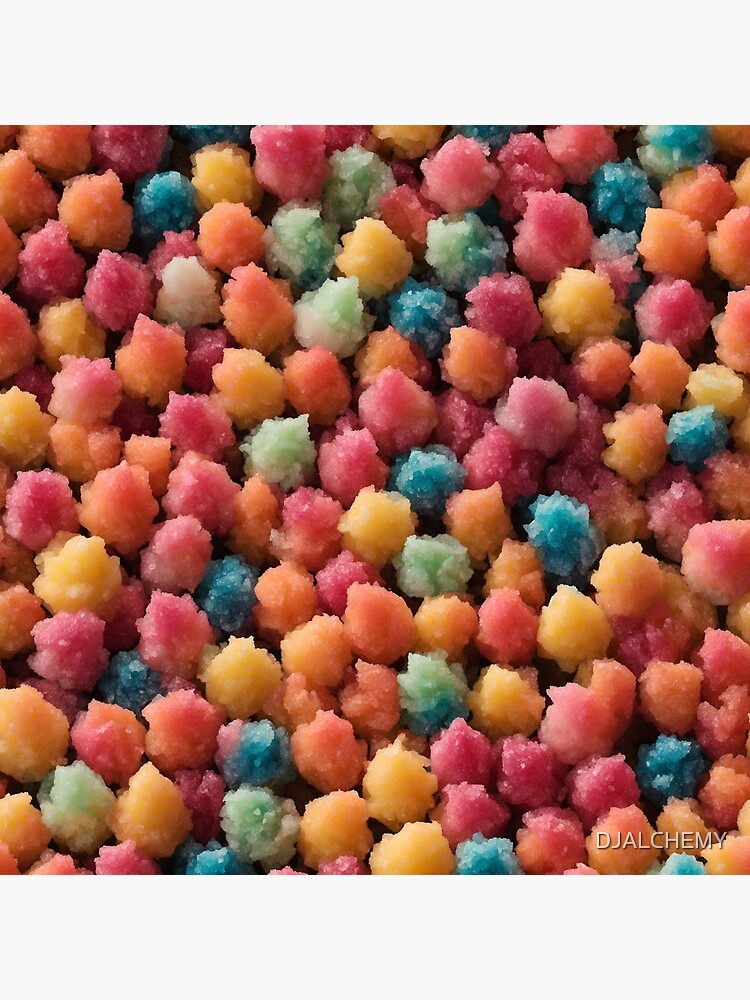 Thumbnail 4 of 4, Pillow, Colorful Shaved Ice designed and sold by DJALCHEMY.