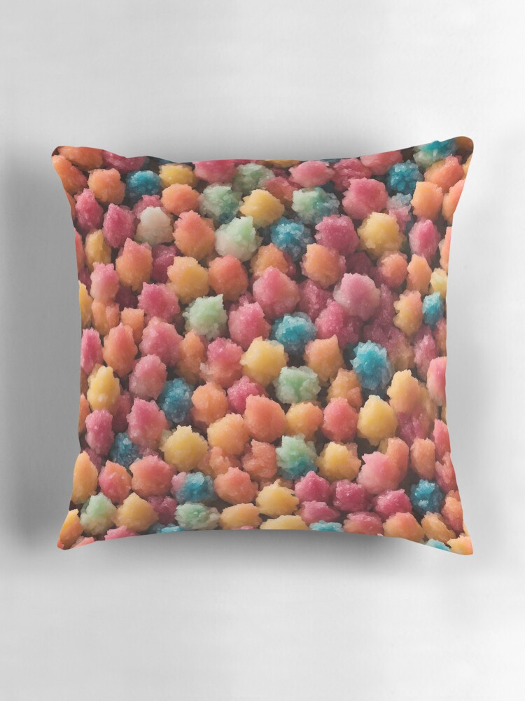 Thumbnail 3 of 4, Pillow, Colorful Shaved Ice designed and sold by DJALCHEMY.
