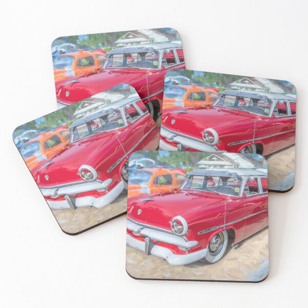 Item preview, 1953 Red Ford Customline Sedan X101 designed and sold by RichFrancoCars.