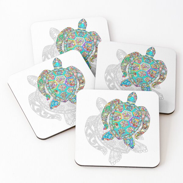 Item preview, Alvesart - Colorful Turtle Mosaic designed and sold by Alvesart.