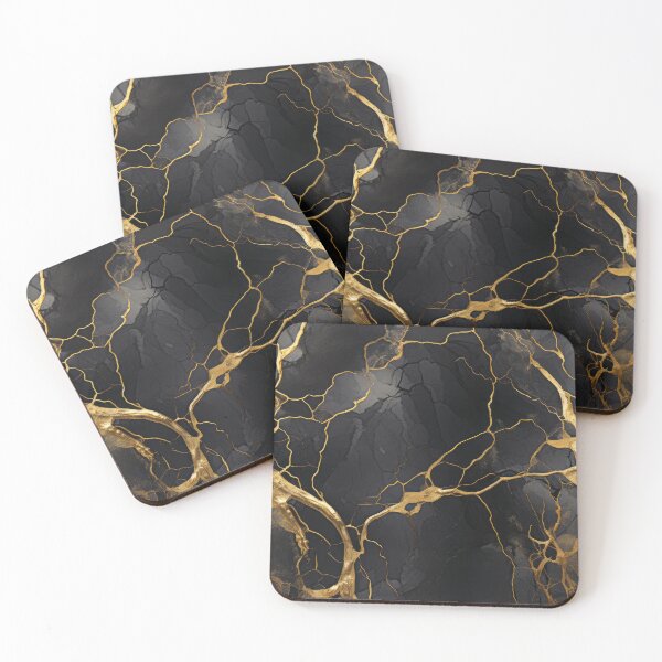 Item preview, Luxury Dark Black Marble designed and sold by FR--Studio.