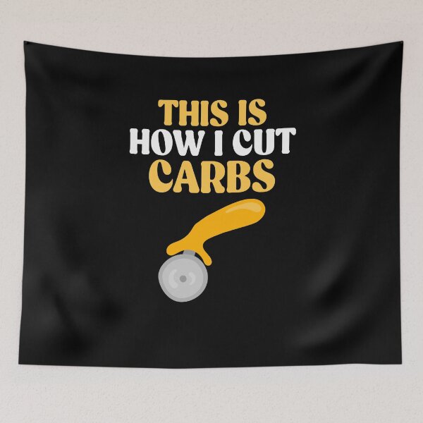 Item preview, This Is How I Cut Carbs Pizza Cutter Food Gym Workout Diet Gift designed and sold by TMelonShop.