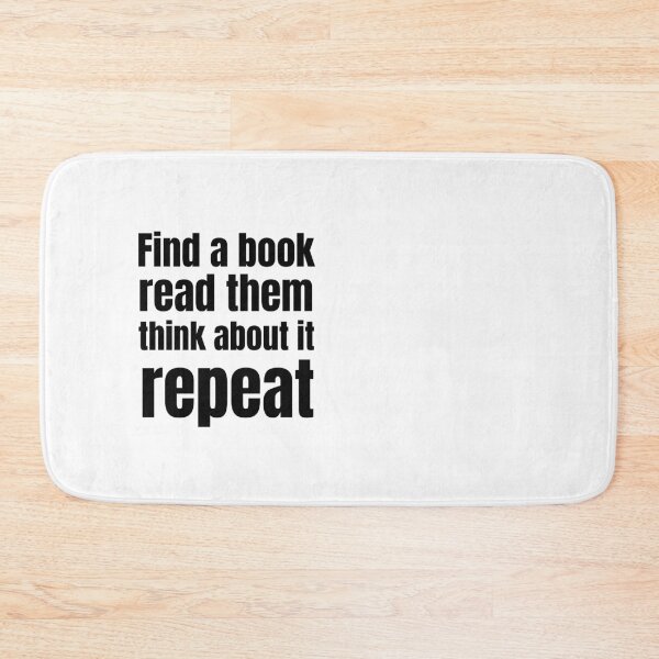 Item preview, Find a book, read it, think, repeat designed and sold by studio468.