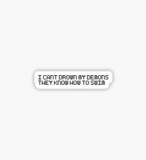 Bring Me The Horizon Lyrics Stickers Redbubble