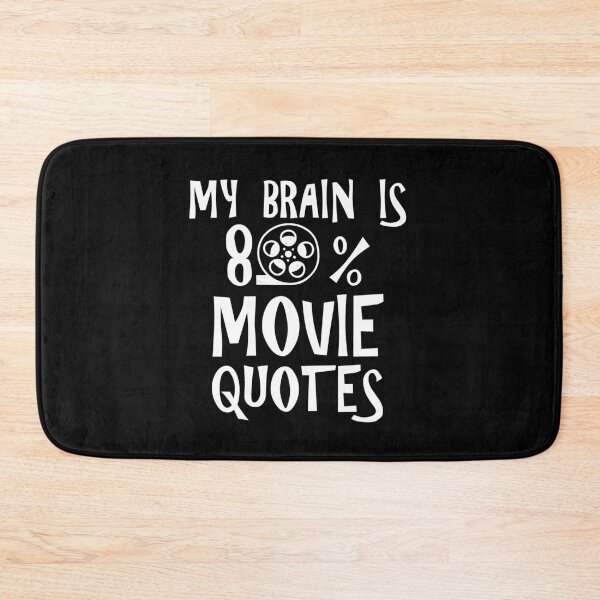 Item preview, My Brain Is 80% Movie Quotes Funny Theater Cinema Movies Gift designed and sold by TMelonShop.