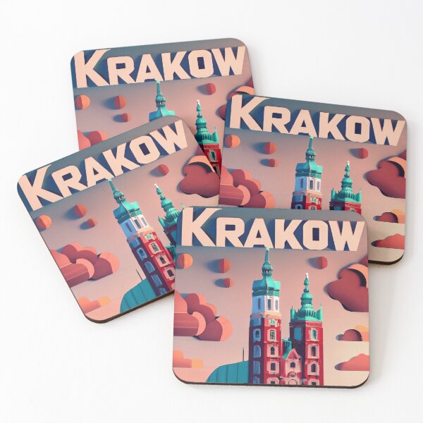 Item preview, Kraków, Poland, Cities of the World, Vintage style designed and sold by emaga.