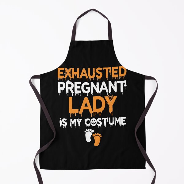 Item preview, Exhausted Pregnant Lady Is My Costume Halloween Pregnancy Gift designed and sold by TMelonShop.