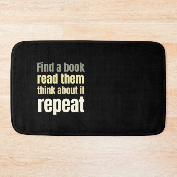 Item preview,  Find a book, read it, think, repeat designed and sold by studio468.