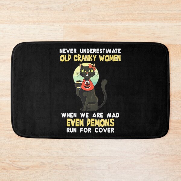 Item preview, Never Underestimate Old Cranky Women Funny Cat Coffee  Gift designed and sold by TMelonShop.