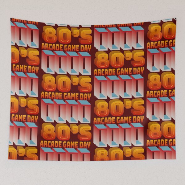 Item preview, 80's retro arcade game day pixel art creativity design designed and sold by ironpalette.
