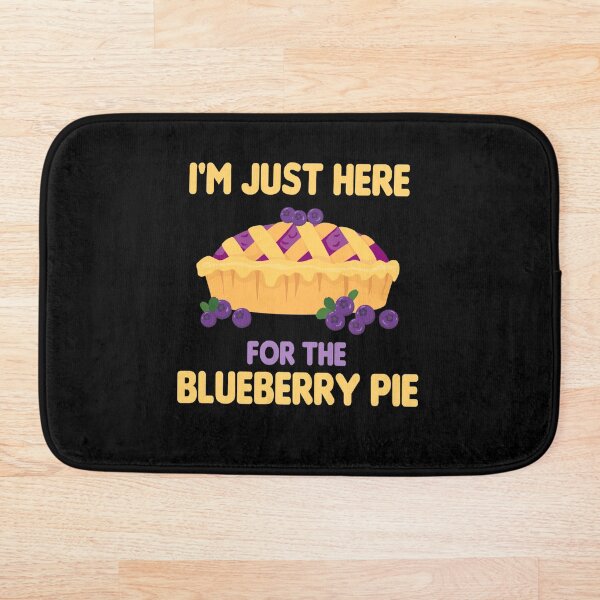 Aperçu de l'œuvre Je suis juste ici pour la tarte aux myrtilles Cadeau de famille drôle de Thanksgiving créée et vendue par TMelonShop.
