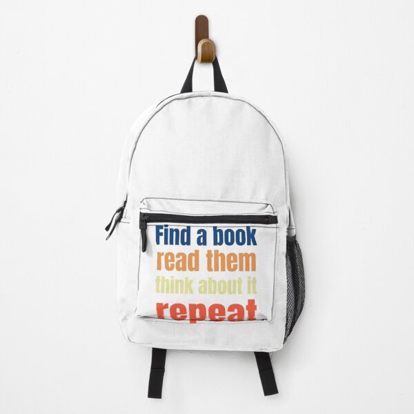 Item preview, Find a book, read it, think, repeat designed and sold by studio468.