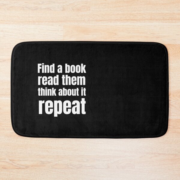 Item preview, Find a book, read it, think, repeat designed and sold by studio468.