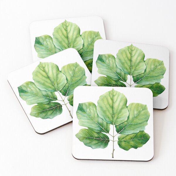 Item preview, Watercolor Alder Tree Leaves designed and sold by DariyaDell.
