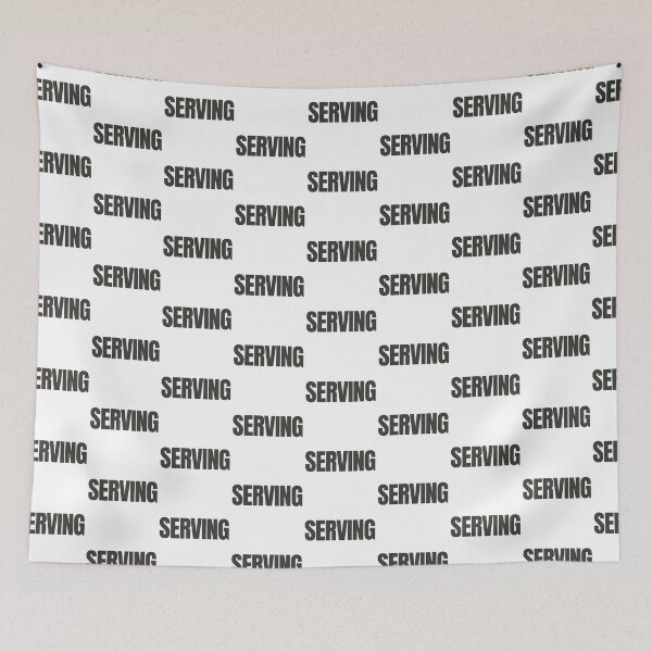 Item preview, SERVING  designed and sold by wheezyprint.