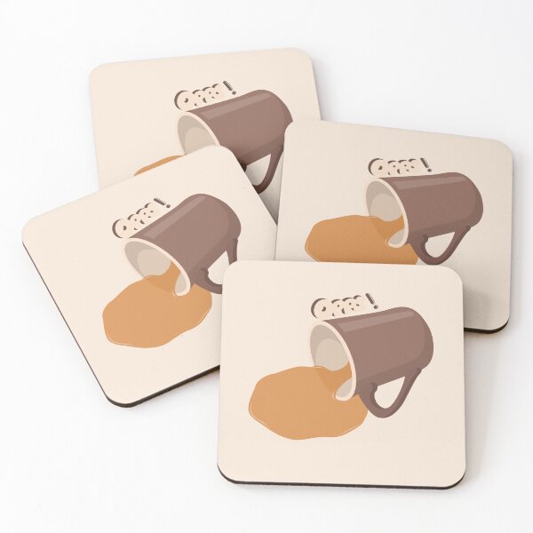 Item preview, spilled coffee  designed and sold by BookishSpace1.