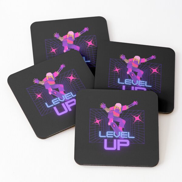 Item preview, Level Up  Cyberpunk Video Game T-Shirt - Classic Fit, Black, Kids Party Gift designed and sold by KITOBAEBOYZ.