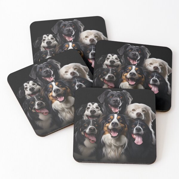 Item preview, Group of Happy Dogs Portrait designed and sold by danielvec.