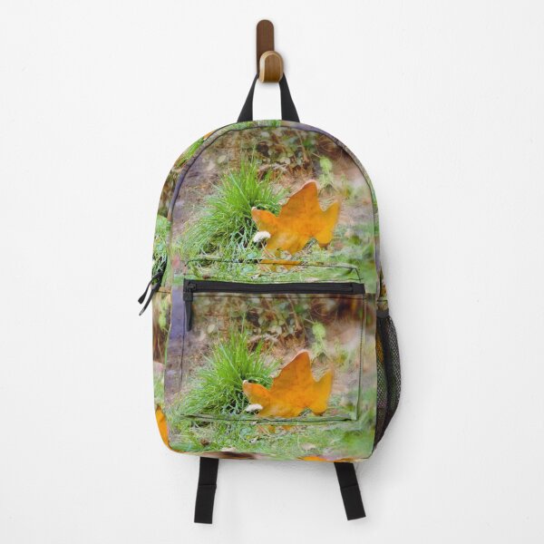 Item preview, "Autumn Melancholy: Fallen Dry Leaf on the Lawn (Close-up)" designed and sold by branaghbel.