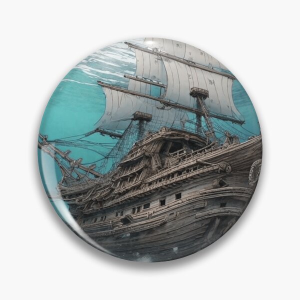 Item preview, Surreal Ghost Ship In Ocean under the Ocean  designed and sold by IvoryTowers.