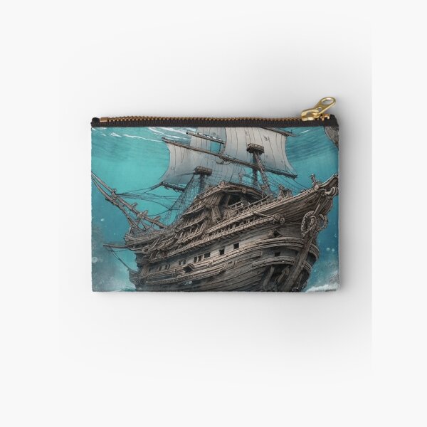 Item preview, Surreal Ghost Ship In Ocean under the Ocean  designed and sold by IvoryTowers.