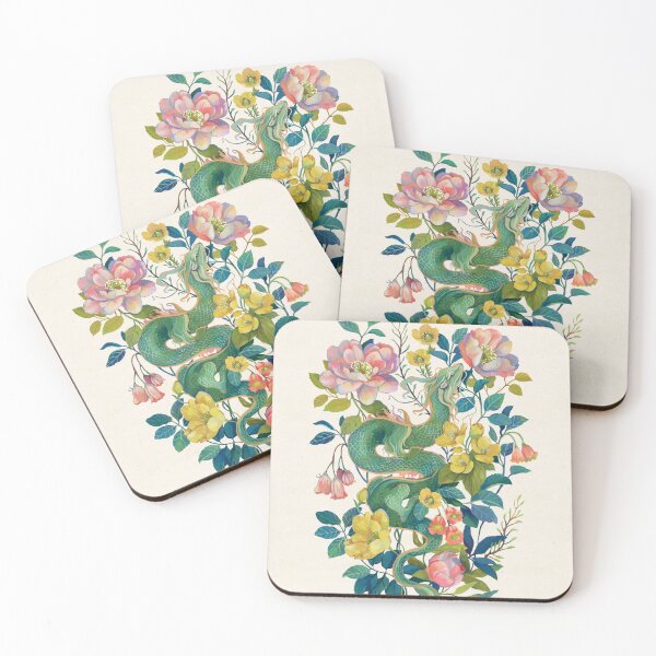 Item preview, Floral Dragon designed and sold by claramcallister.