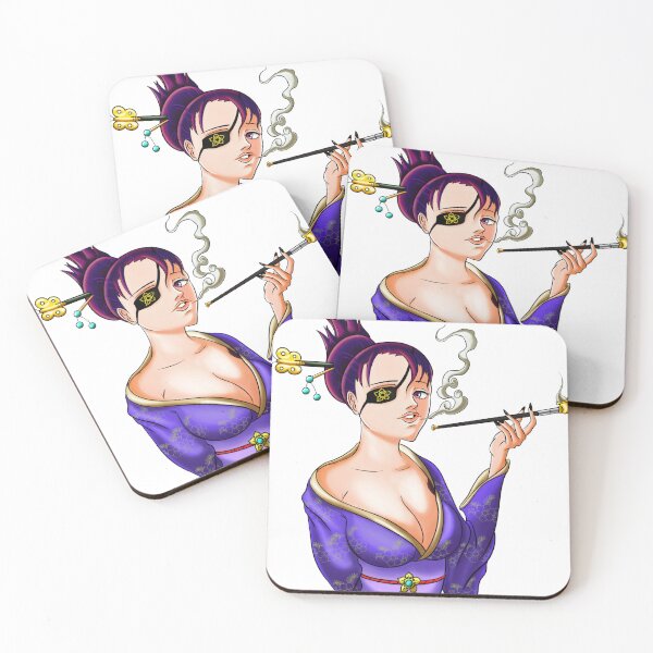 Item preview, Sexy woman smoking (colored)  designed and sold by FaithlesSamurai.