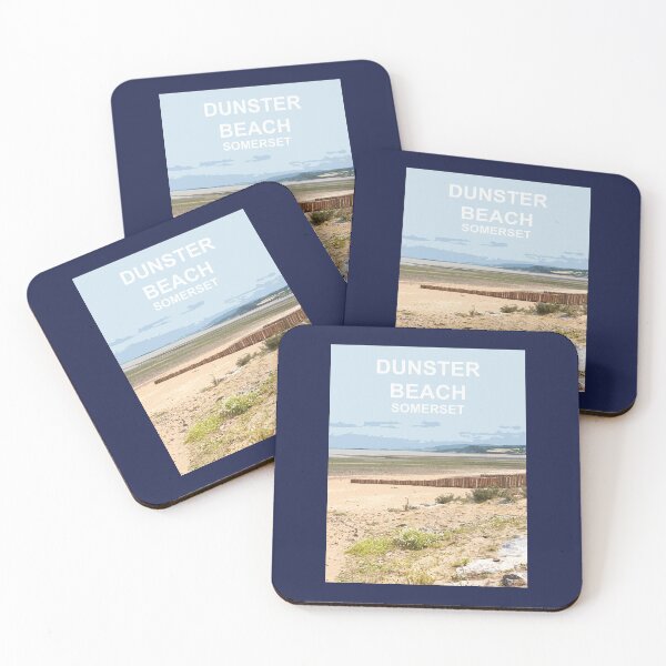 Item preview, Dunster Beach Somerset. Minehead Travel location poster designed and sold by BarbaraGlebska.