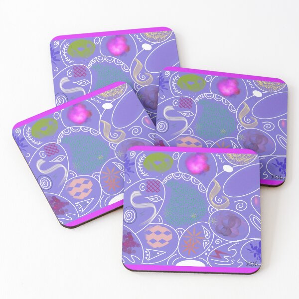 Item preview, Abstract Doodle Art - Extravaganza in Purple designed and sold by Dorothea Neumann.