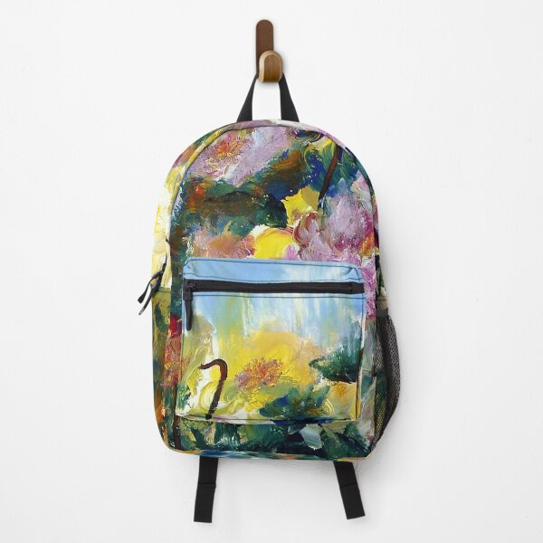 Item preview, SUMMER DAY shows a garden in which the roses are fully bloomed designed and sold by GL/gittalandgraf.