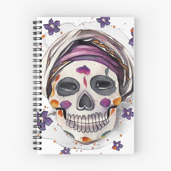 Item preview, MEXICAN "CATRINA" SKULL WITH A TURBAN designed and sold by inarausch2023.