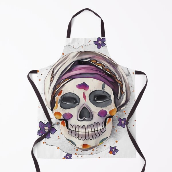 Artikelvorschau, MEXIKANISCHER „CATRINA“-SCHÄDEL MIT TURBAN entworfen und verkauft von inarausch2023.